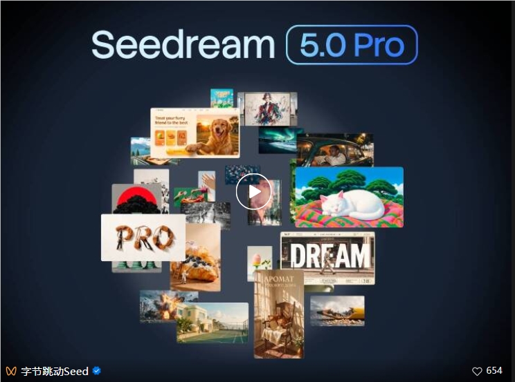 字节跳动发布Seedream5.0Pro，AI图像创作迈向深层设计